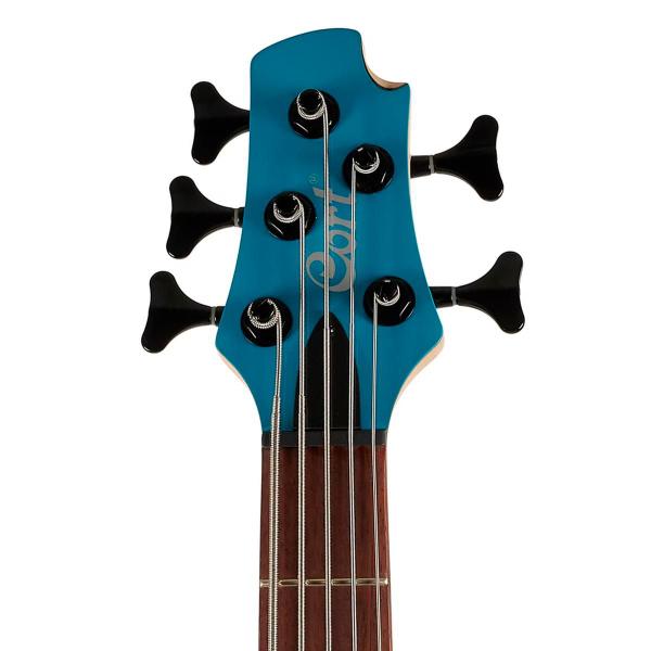 Baixo 5 Cordas Ativo Bartolini Cort C5 Deluxe CBL Blue Imagem de Baixo 5 Cordas Ativo Bartolini Cort C5 Deluxe CBL Blue