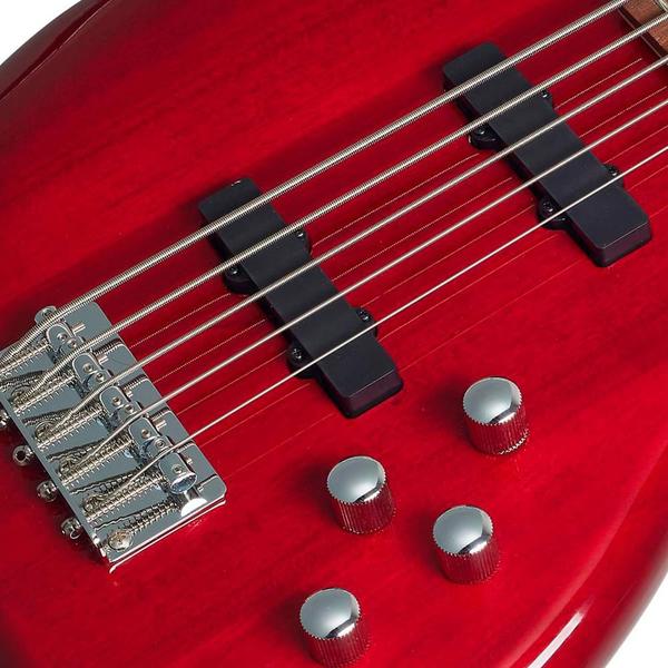 Imagem de Baixo 5 Cordas Ativo Cort Action Bass V Plus Trans Red