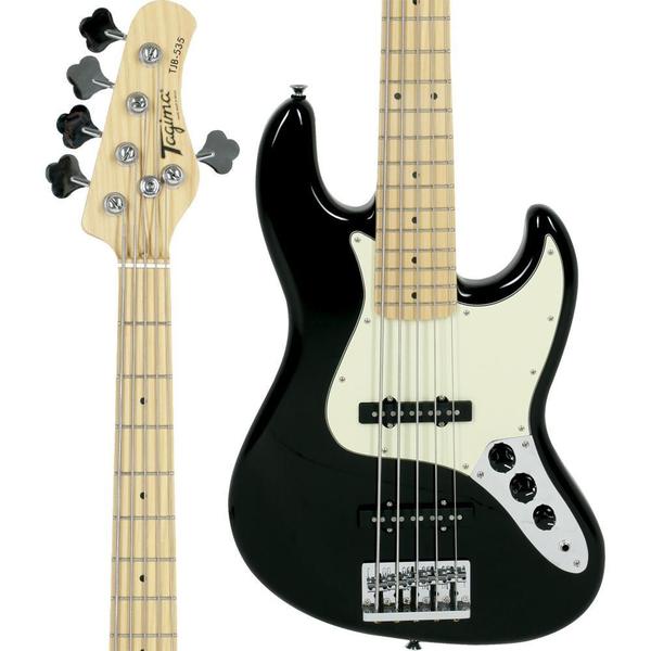 Imagem de Baixo 5 Cordas Jazz Bass Tagima TJB535 Preto Passivo