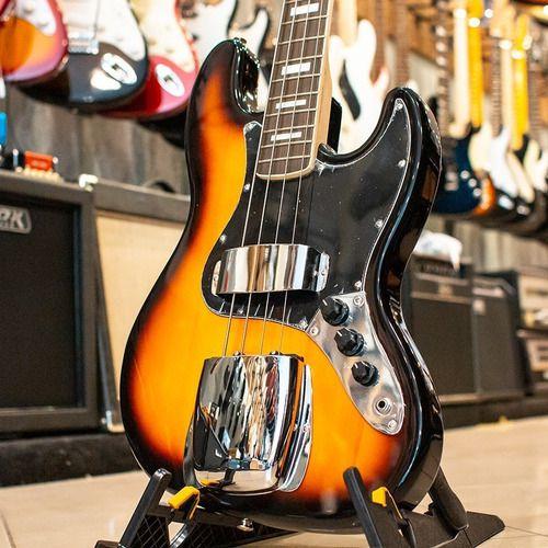 Imagem de Baixo Jazz Bass Michael Bm675n Sunburst Black Cobertura Na Ponte Captador