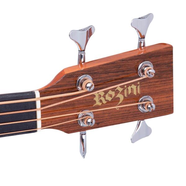 Imagem de Baixolão Mini Eletroacústico Rozini RBX820 Premium com Fishman