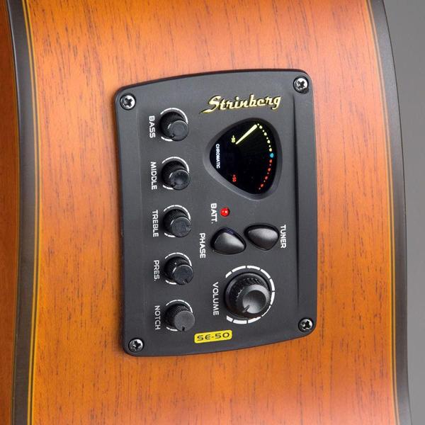 Baixolão Strinberg SB250C MGS 5 Cordas Mogno Fosco Imagem de Baixolão Strinberg SB250C MGS 5 Cordas Mogno Fosco