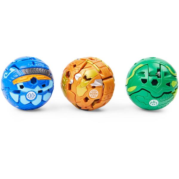 Imagem de Bakugan Starter Pack 3-Pack, Toronoid Ultra, Geogan Rising Collectible Action Figures