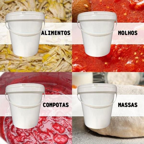 Bal Plast 3.6L Alça Plast P Requeijão - Nastripack Imagem de Bal Plast 3.6L Alça Plast P Requeijão