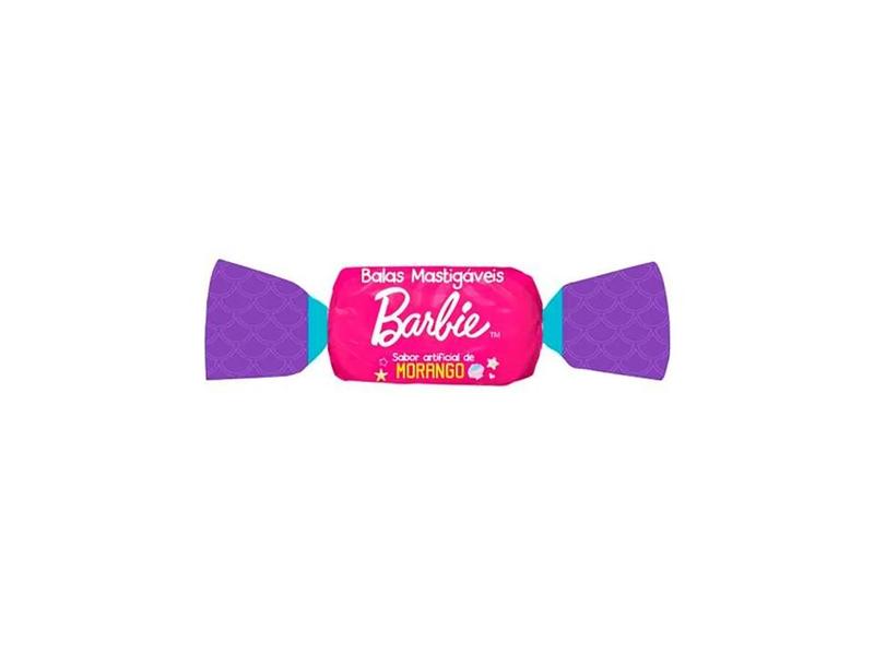 Bala Barbie Morango Mastigável Riclan 600g - 2 pcts Imagem de Bala Barbie Morango Mastigável Riclan 600g - 2 pcts