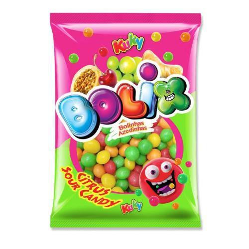 Bala Bolix Bolinhas Azedinhas Sortidas 500g - Kuky Imagem de Bala Bolix Bolinhas Azedinhas Sortidas 500g - Kuky