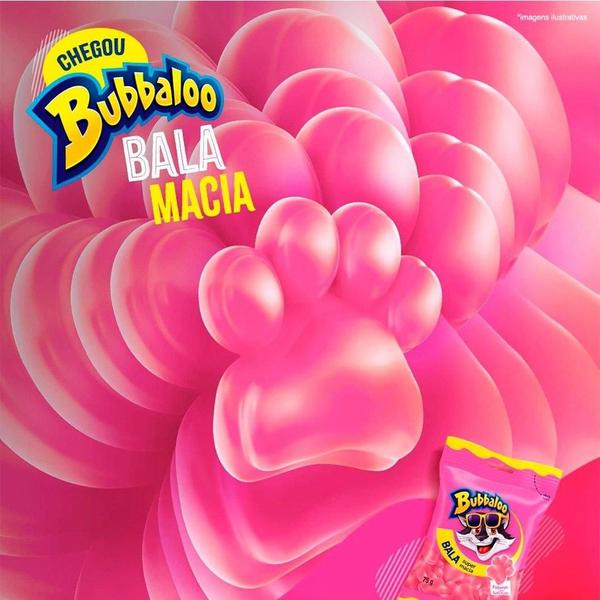 Imagem de Bala Bubbaloo Tutti Frutti 75g Display com 14 Unidades