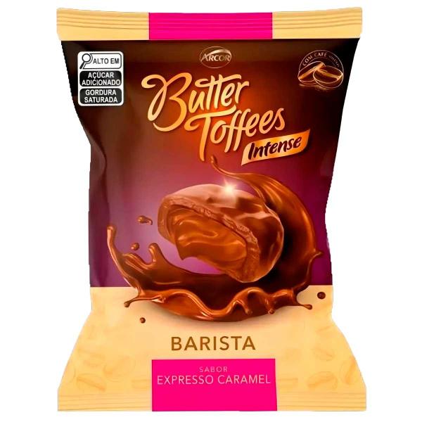 Bala Butter Toffees Intense sabor Expresso Caramel 500g - Arcor Imagem de Bala Butter Toffees Intense sabor Expresso Caramel 500g - Arcor