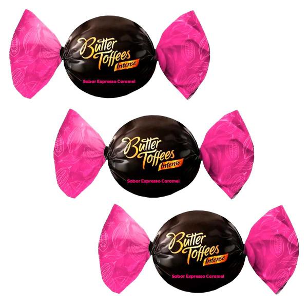 Bala Butter Toffees Intense sabor Expresso Caramel 500g - Arcor Imagem de Bala Butter Toffees Intense sabor Expresso Caramel 500g - Arcor