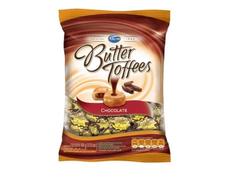 Imagem de Bala Butter Toffes Arcor Pacote 500g