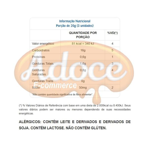 Bala caramelo 150g embaré Imagem de Bala caramelo 150g embaré