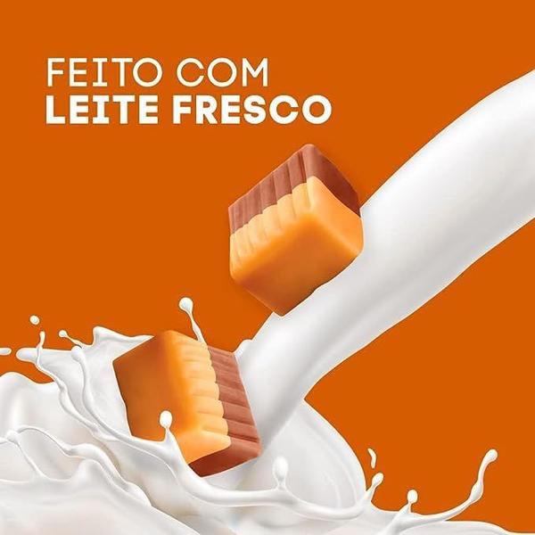 Bala Caramelo Embare Leite e Chocolate 660g. Imagem de Bala Caramelo Embare Leite e Chocolate 660g.