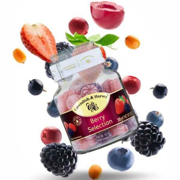Bala CAVENDISH & HARVEY Berry Selection 300g Imagem de Bala CAVENDISH & HARVEY Berry Selection 300g
