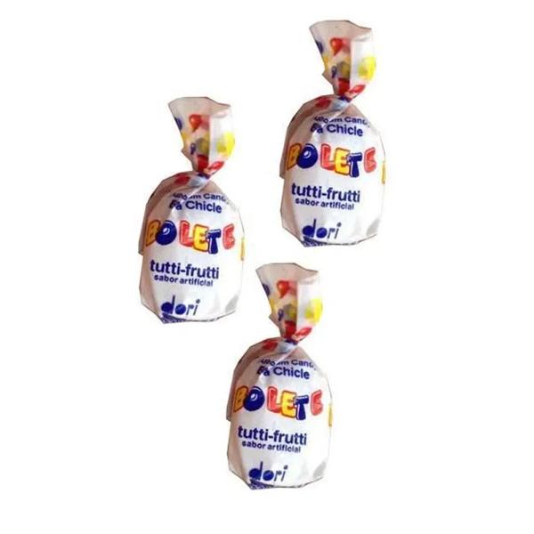 Imagem de Bala Chicle Bolete Tutti Frutti - 600g - Dori - Extra Festas