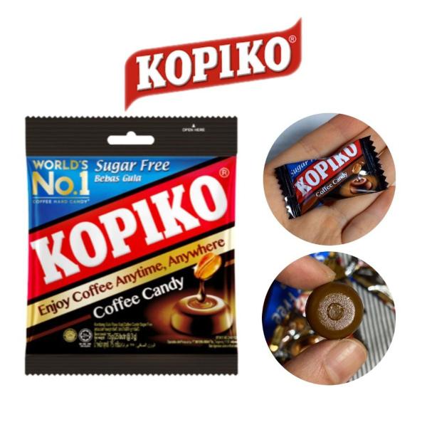 Bala De Café Sem Açúcar Kopiko Doramas Importado 75g Imagem de Bala De Café Sem Açúcar Kopiko Doramas Importado 75g