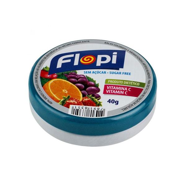 Bala de Frutas Sem Açúcar Florestal 40g Imagem de Bala de Frutas Sem Açúcar Florestal 40g