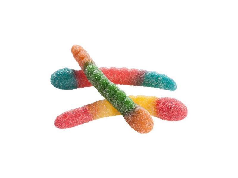 Bala De Gelatina Minhocas Cítricas 90g - Fini Imagem de Bala De Gelatina Minhocas Cítricas 90g - Fini
