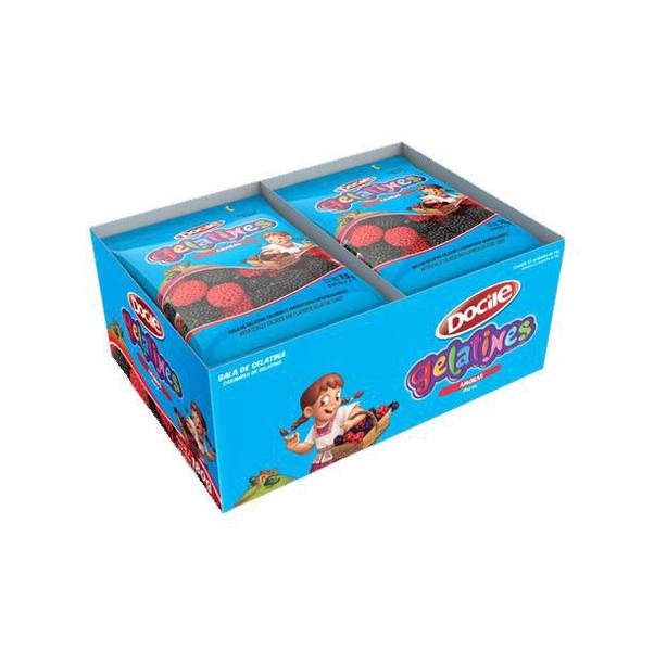 Imagem de Bala de Gelatina Mini Amoras - 180g