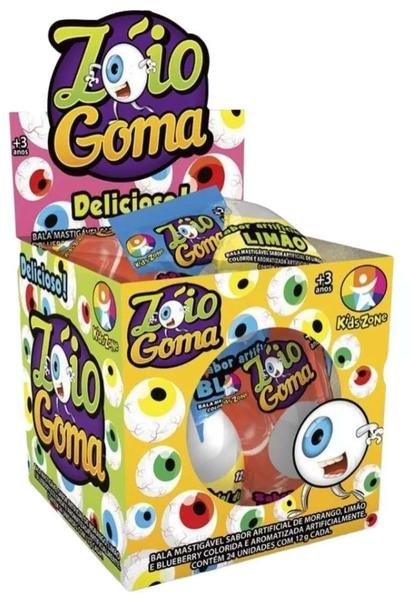 Bala De Gelatina Zóio Goma - Kids Zone Display Com 24 Unids Imagem de Bala De Gelatina Zóio Goma - Kids Zone Display Com 24 Unids