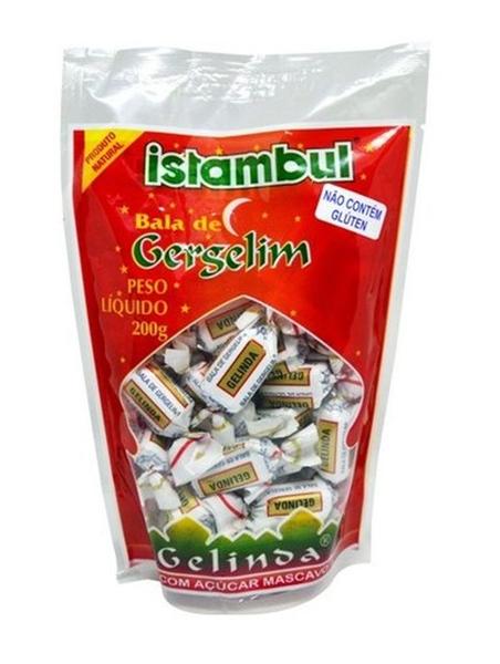 Bala de Gergelim Gelinda Istambul 200g Imagem de Bala de Gergelim Gelinda Istambul 200g
