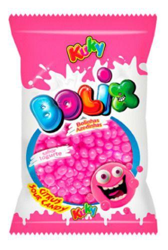 Bala De Goma Ácida Bolix Kuky Iogurte 500g Citrus Sour Candy Imagem de Bala De Goma Ácida Bolix Kuky Iogurte 500g Citrus Sour Candy