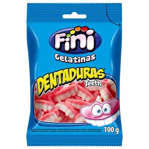 Imagem de Bala de Goma Dentaduras 100g Fini