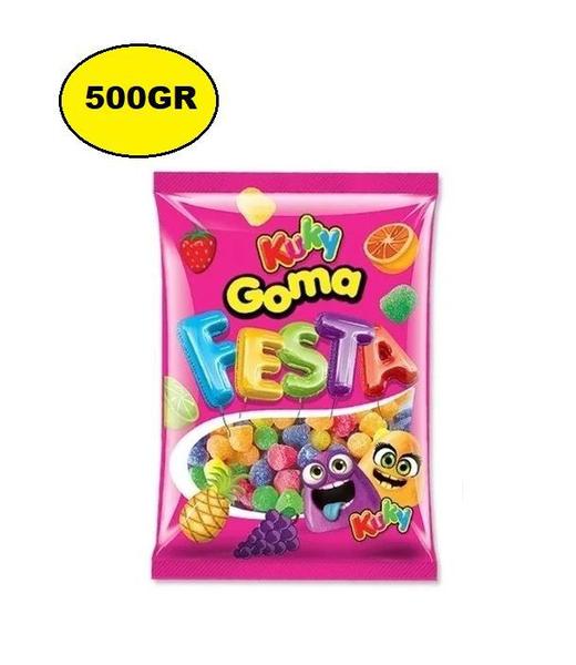 Bala De Goma Festa Kuky Sortido 500g Jujuba Imagem de Bala De Goma Festa Kuky Sortido 500g Jujuba