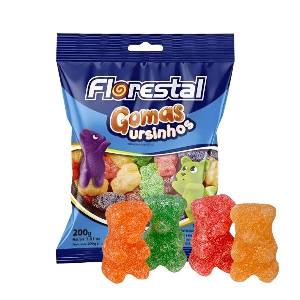 Bala de Goma Ursinhos Florestal - 200g Imagem de Bala de Goma Ursinhos Florestal - 200g