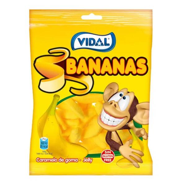 Imagem de Bala De Goma Vidal Bananas 100G