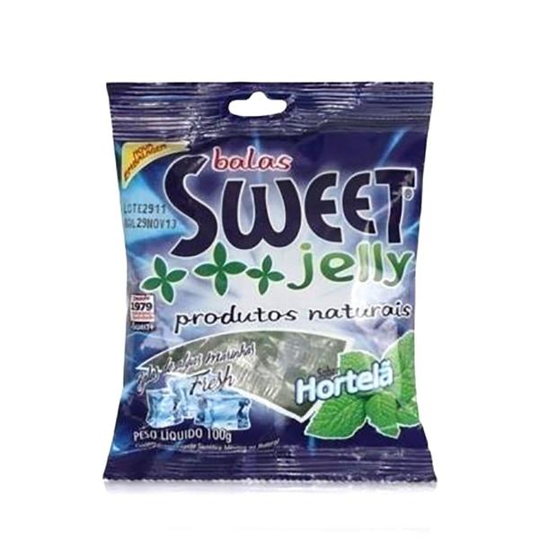 Imagem de Bala de Hortelã Sweet Jelly 100g