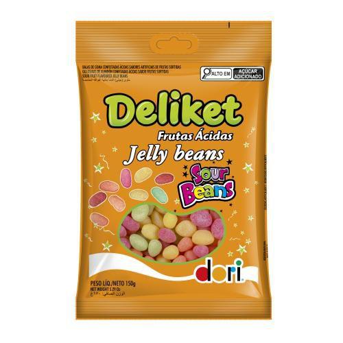 Imagem de Bala Deliket Acido Confeitado 150g Dori