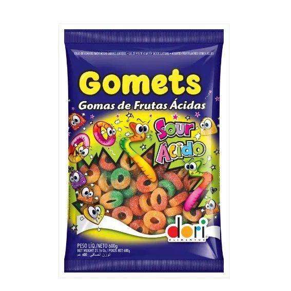 Imagem de Bala Dori Gomets Anel De Frutas Ácidas Fruit Bears 600g