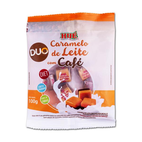 Bala duo caramelo de leite diet com cafe 100g hué kit 3 und Imagem de Bala duo caramelo de leite diet com cafe 100g hué kit 3 und