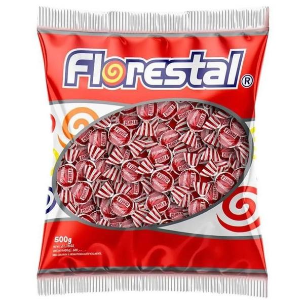 Imagem de Bala Dura Bolinha Canela Florestal 500Gr