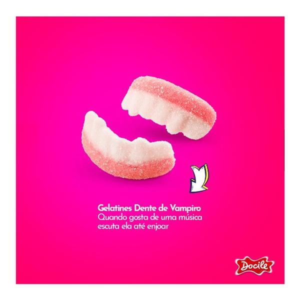 Bala Gelatina Dente Vampiro 1kg Docile Imagem de Bala Gelatina Dente Vampiro 1kg Docile