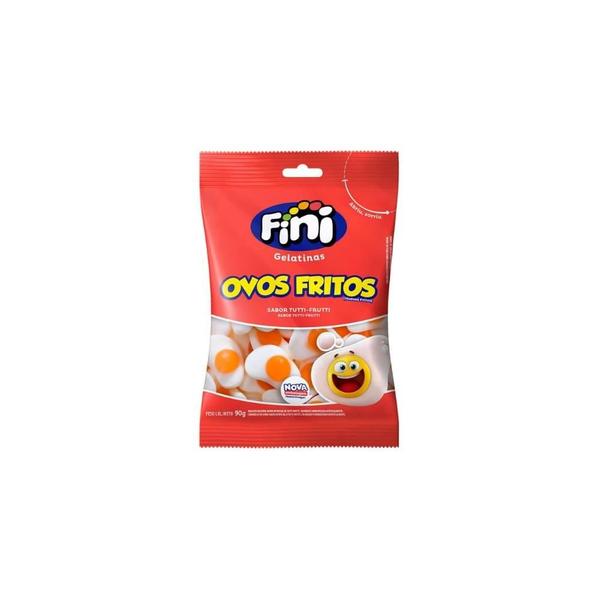 Imagem de Bala Gelatinas Fini Ovos Fritos Pacote c/ 90grs