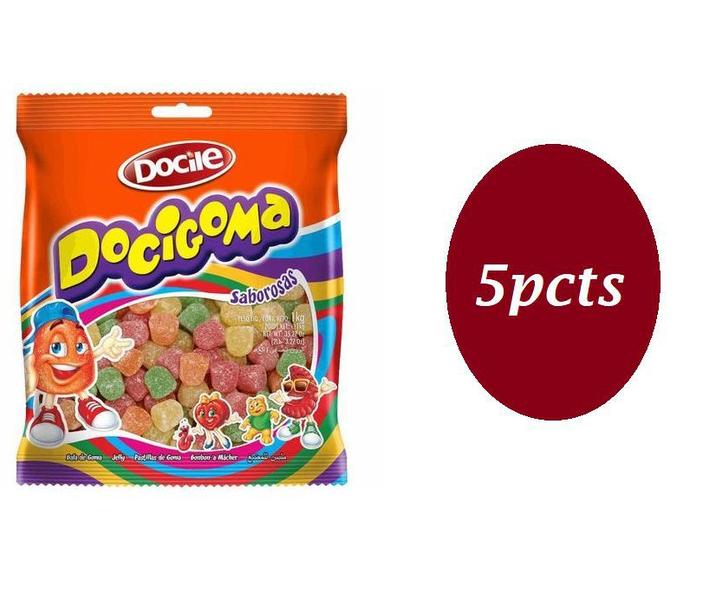 Bala Goma Docigoma Frutas Sino Jujuba kit 5kg - Docile Imagem de Bala Goma Docigoma Frutas Sino Jujuba kit 5kg - Docile