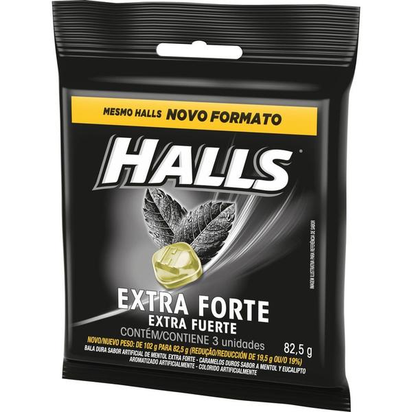 Imagem de Bala Halls Extra Forte 84g com 3 Unidades