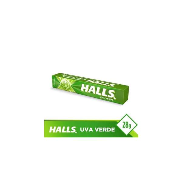 Imagem de Bala Halls sabor Uva Verde - Display com 21 unidades de 28G