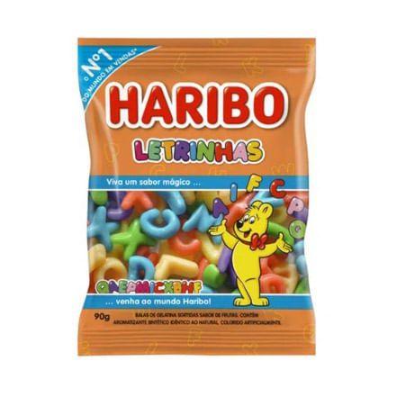 Bala Haribo Gel Letrinhas 90g Imagem de Bala Haribo Gel Letrinhas 90g