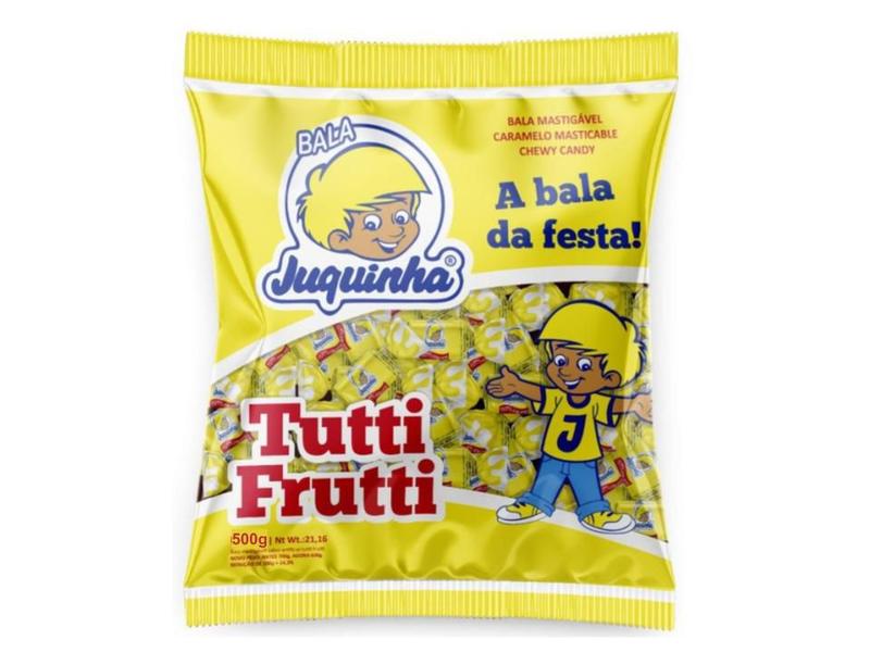 Imagem de Bala Juquinha Tutti Frutti 500g - 2 pacotes