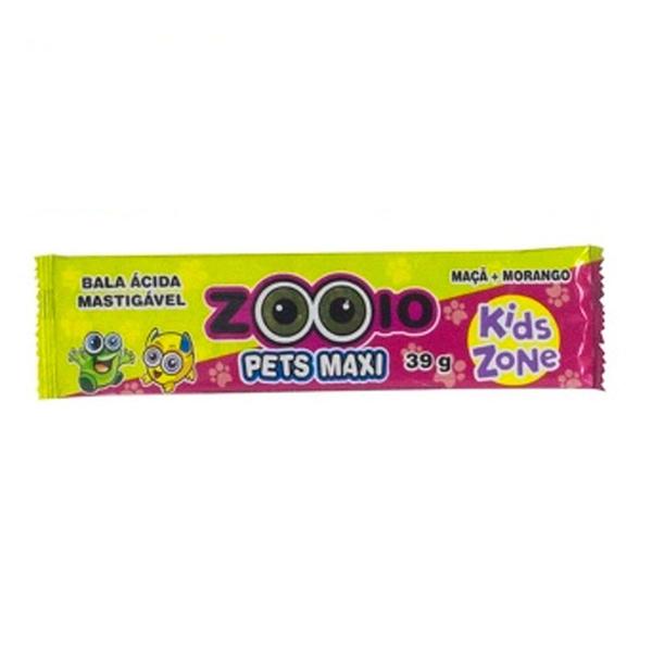 Bala Kids Zooio Pets Maxi Acida Mastigável Sabores Sortidos 39g - Kids Zone Imagem de Bala Kids Zooio Pets Maxi Acida Mastigável Sabores Sortidos 39g