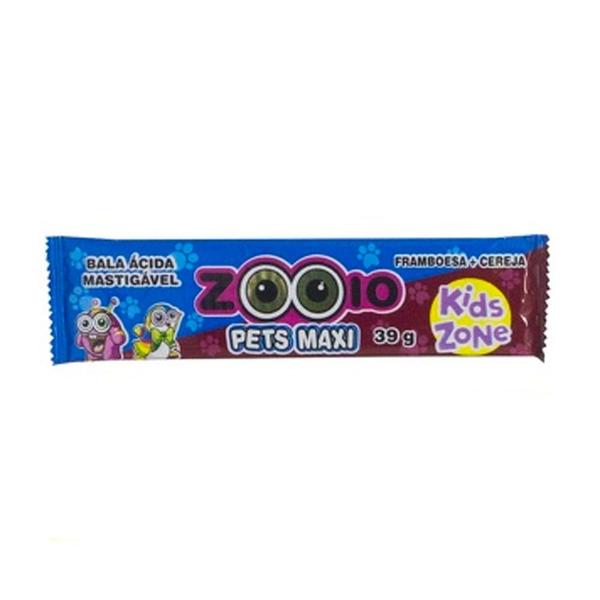 Bala Kids Zooio Pets Maxi Acida Mastigável Sabores Sortidos 39g - Kids Zone Imagem de Bala Kids Zooio Pets Maxi Acida Mastigável Sabores Sortidos 39g