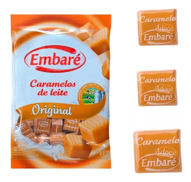 Bala Mast Caramelo De Leite 660g Baunilha - Embaré Imagem de Bala Mast Caramelo De Leite 660g Baunilha - Embaré