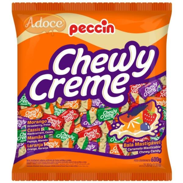 Imagem de Bala mastigável chewy creme sortida peccin