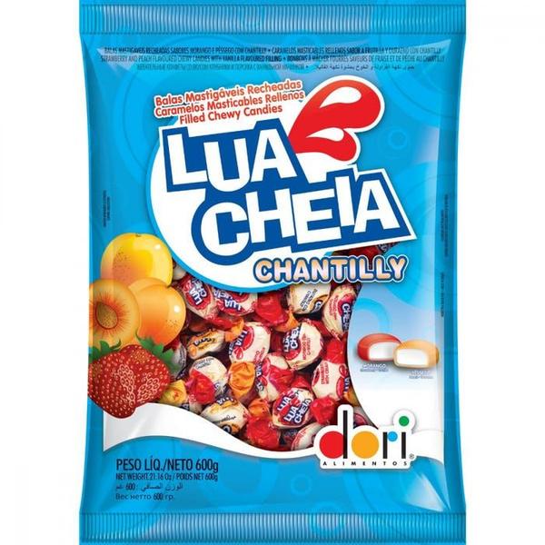 Imagem de BALA Mastigavel DORI LUA CHEIA Sabor CHANTILLY 600G