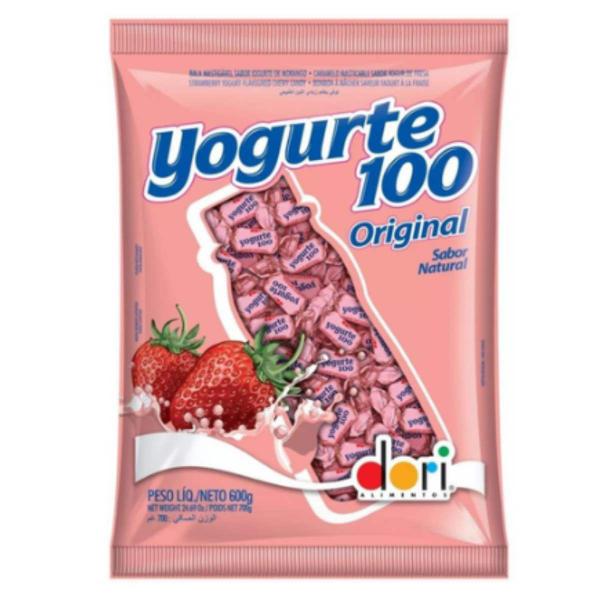 Imagem de Bala Mastigável Iogurte 100 Sabor Natural Dori  400g