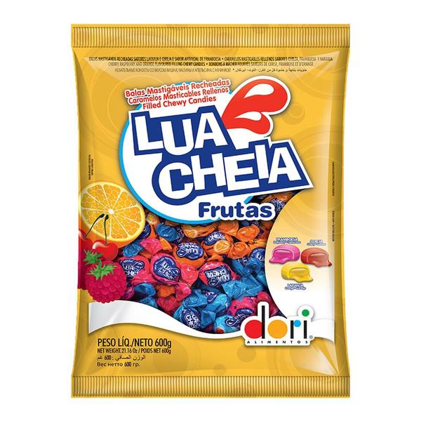 Imagem de Bala Mastigável Lua Cheia Frutas 600Gr - Dori