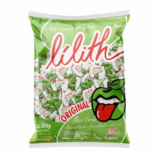 Imagem de Bala Mastigável Maçã Verde Lilith 500g - Cory - Ice Kiss