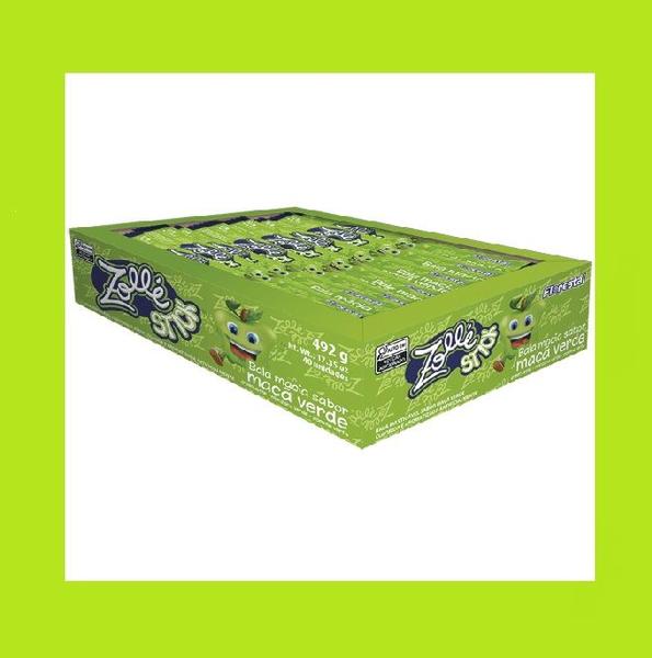 Imagem de Bala Mastigável Maça Verde Zolle Stick 40x12,3g- Florestal